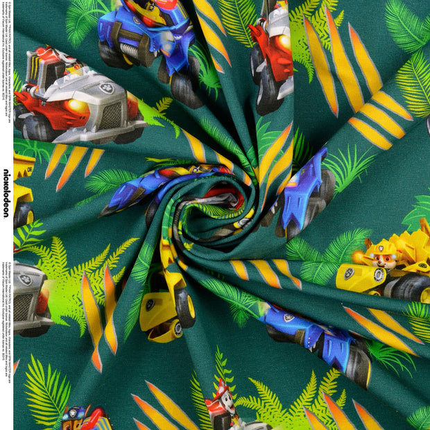 Cotton Jersey fabric Navy digital printed 