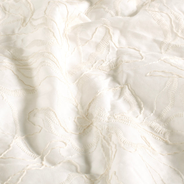 CO Popeline fabrik Blumen Beige