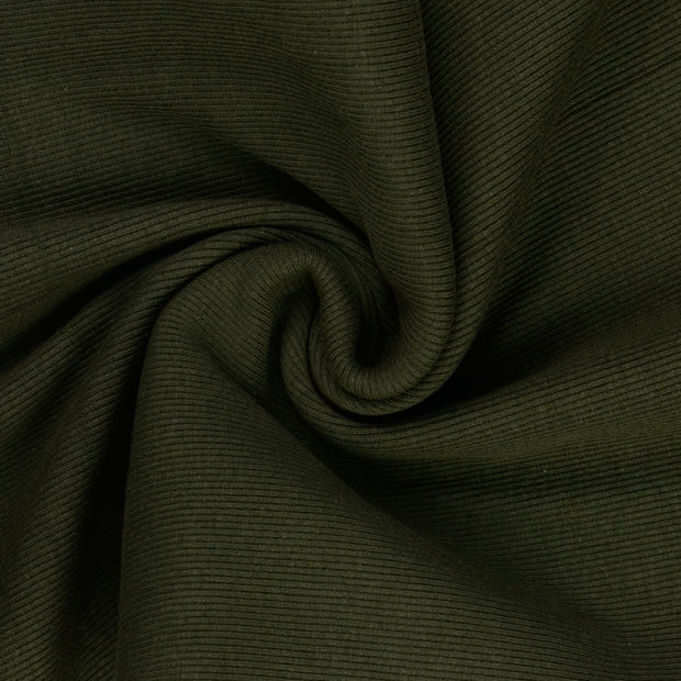 Heavy Knit fabric Olive Green 