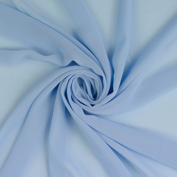 Chifón tela Cielo azul 