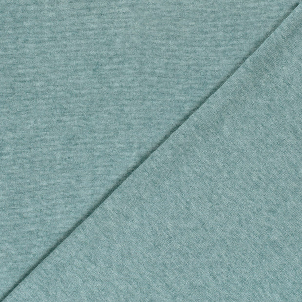 Heavy Knit fabrik Melange gebürstet 