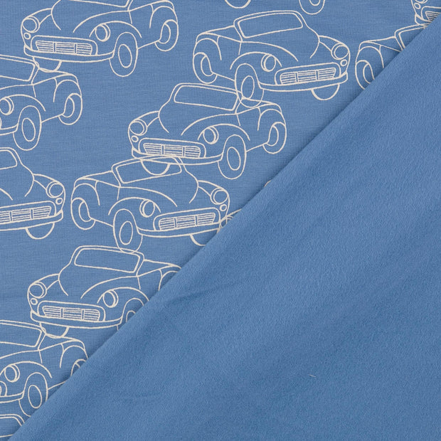  tela Automóviles estampado 