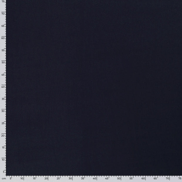 Viscose Poplin fabric Unicolour Navy