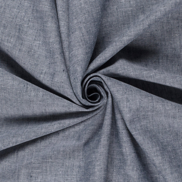 Chambré fabric Melange Navy