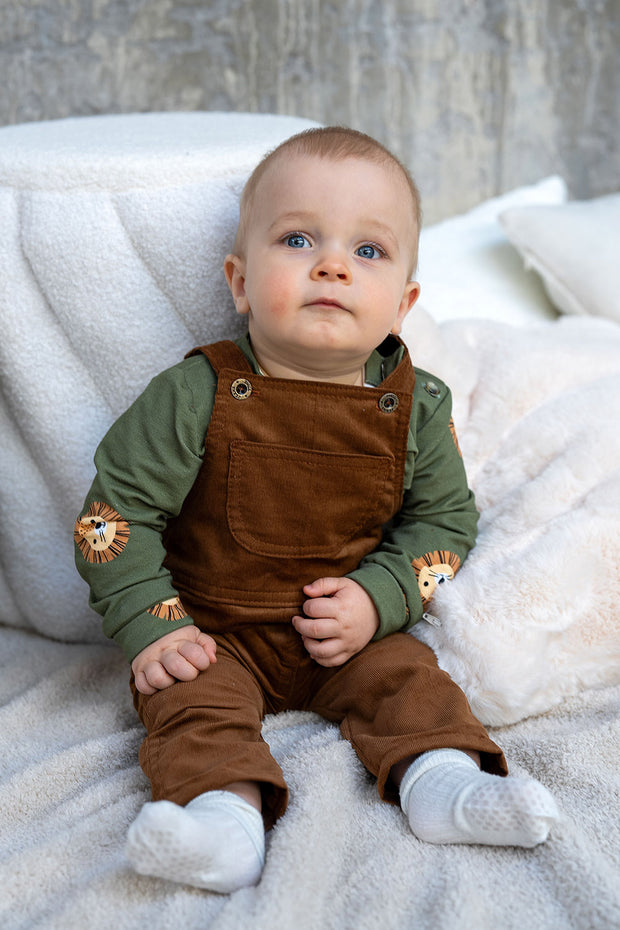 Babycord 21w fabric Unicolour Caramel