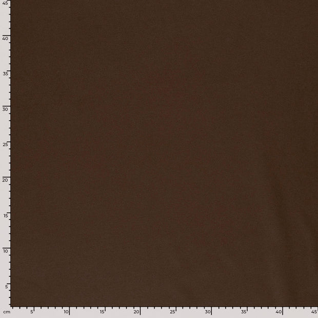 Punta di Roma fabric Unicolour Brown