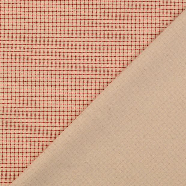 Cretonne fabric Checks 
