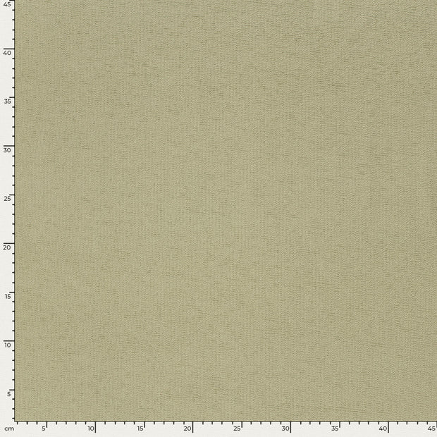 Terry Crepe fabric Unicolour Olive Green
