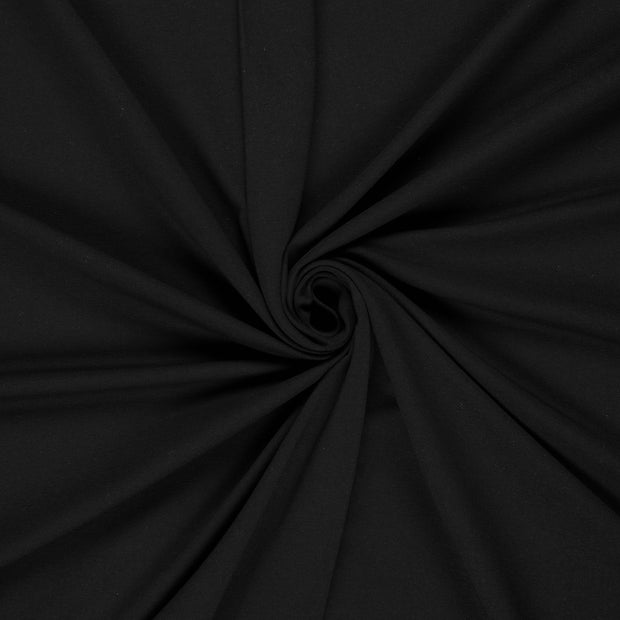 French Terry GOTS organic fabric Black 