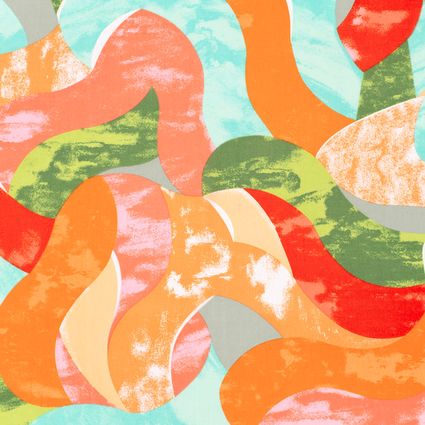 Bamboo Poplin fabric Lime Green matte 