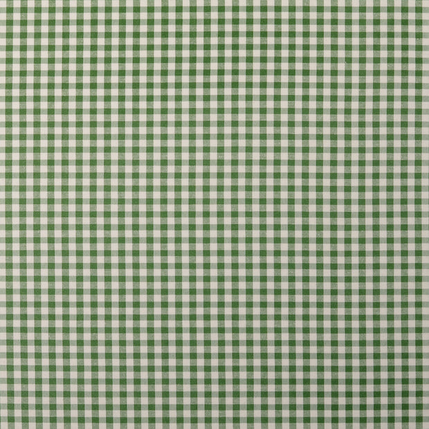 Tablecloth fabric Checks Olive Green