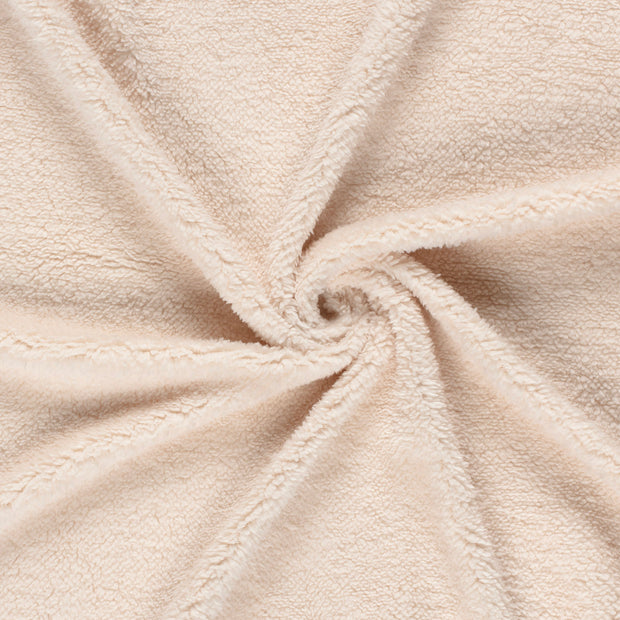 Sherpa Fleece fabric Ivory 