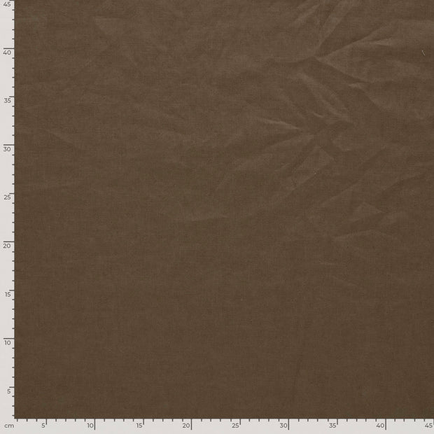Linen fabric Unicolour Khaki Green