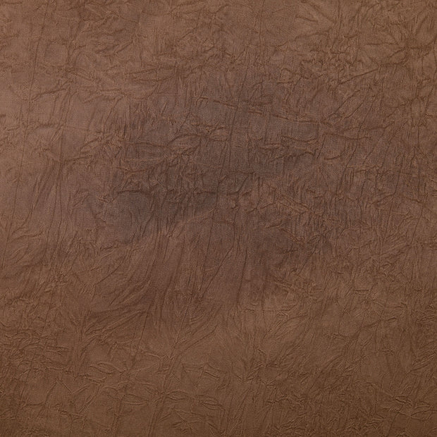 Satin fabric Unicolour Brown