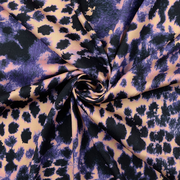 Viscose Satin fabric Lila 