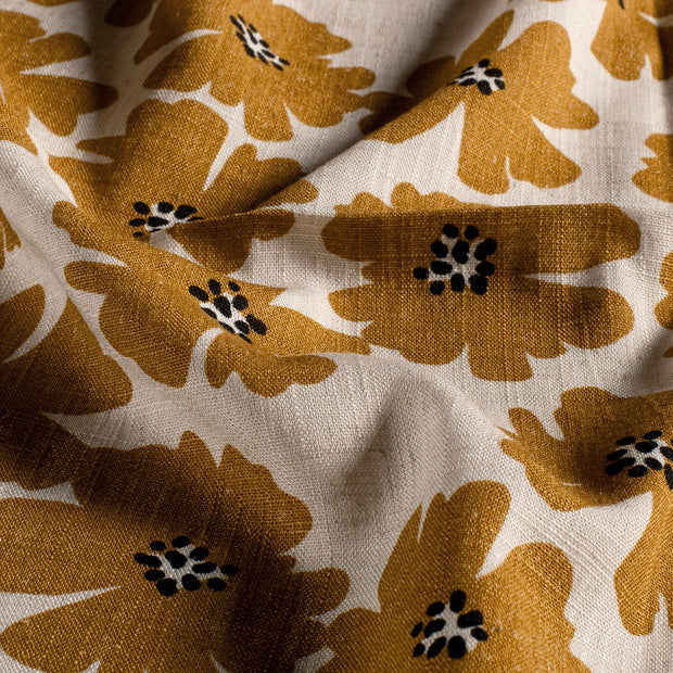  fabric Flowers Oker