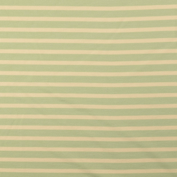 Punta di Roma fabric Stripes Dark Mint