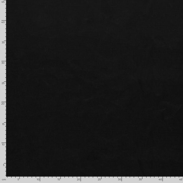 Linen fabric Unicolour Black