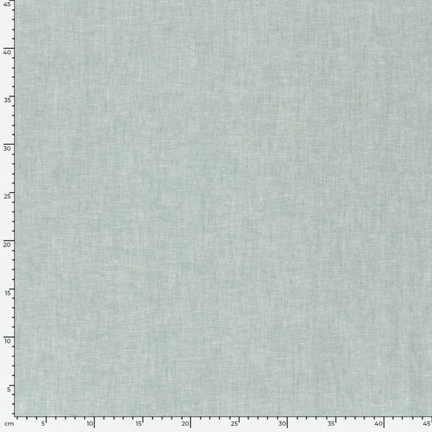 Chambré fabric Melange Dark Mint