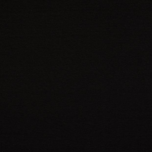 Jersey fabric Unicolour Black