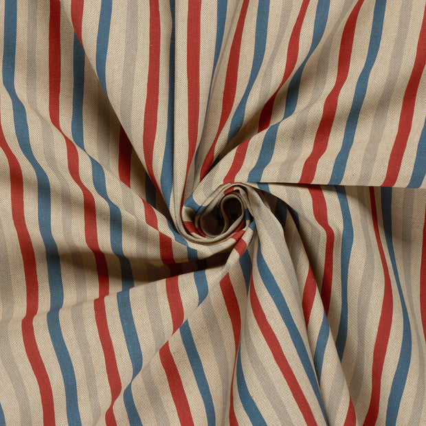 Linen Look fabric Beige digital printed 