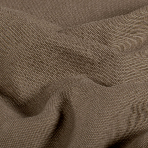 Canvas fabric Unicolour Taupe Grey
