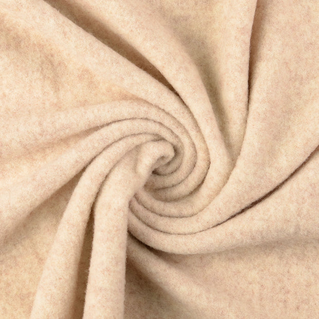 Wool Boucle fabric Nude 