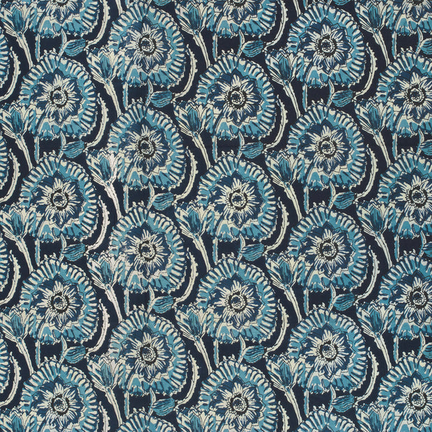 Voile fabric Indigo 