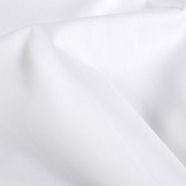 Cotton Poplin GOTS organic fabric Unicolour Optical White
