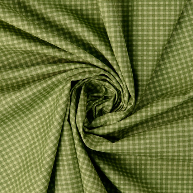 Cotton Poplin fabric Olive Green 