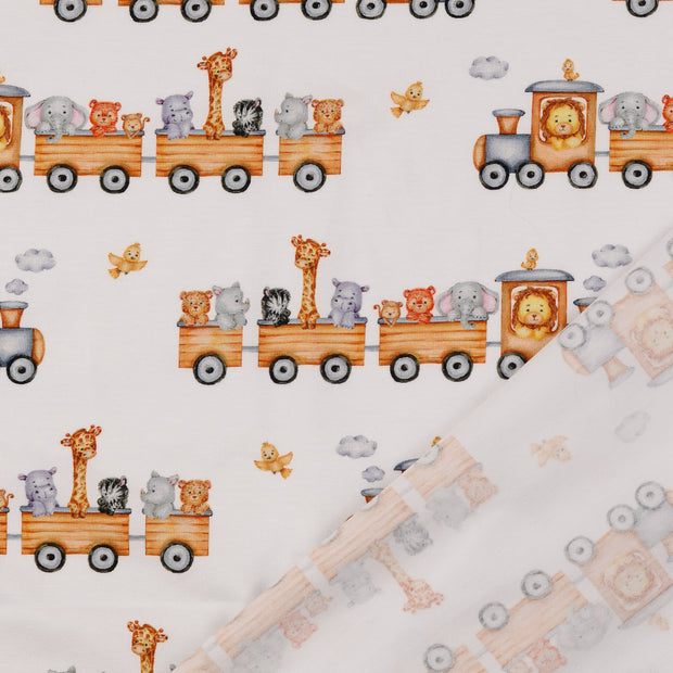 Cotton Jersey fabric Animals digital printed 