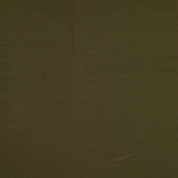 French Terry fabric Unicolour Forest Green