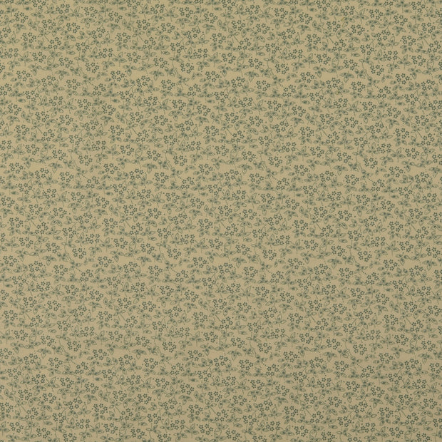 Cotton Poplin fabric Dots Mint
