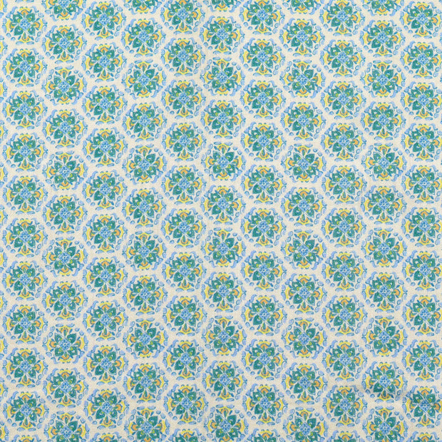  fabric Flowers Green