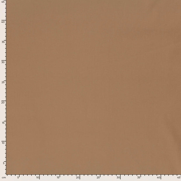 Cotton Poplin fabric Unicolour Camel