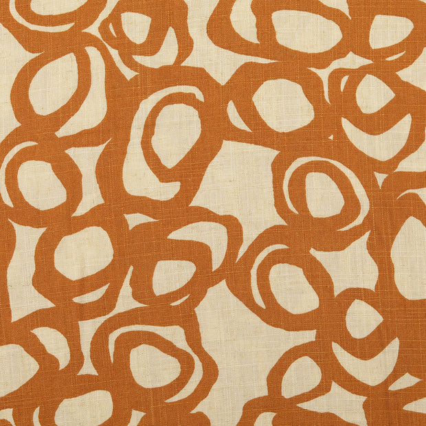  fabric Circles Brown