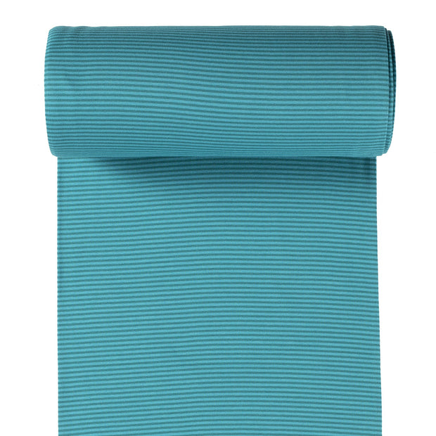 Bündchen Yarn Dyed fabrik Petrol 