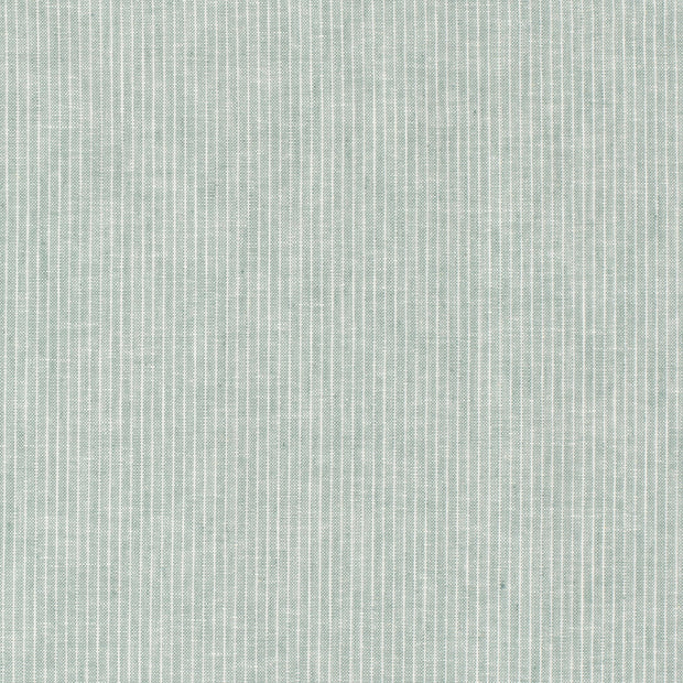 Chambré fabric Stripes Dark Mint