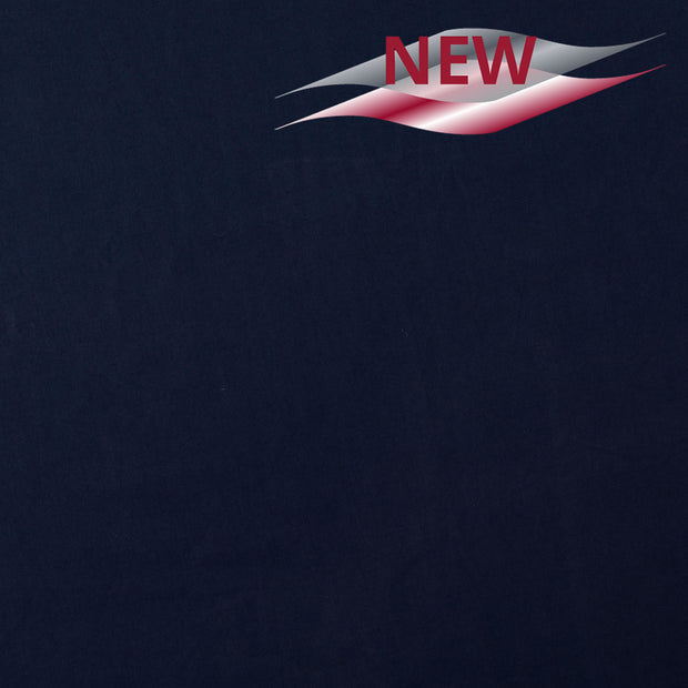 Cotton Poplin fabric Unicolour Navy
