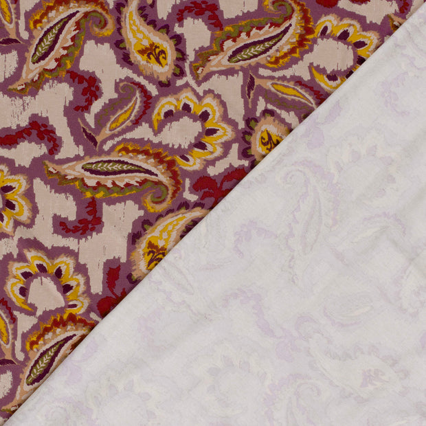 Viscose Vortex Jersey fabric Paisley printed 