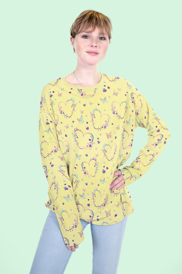 French Terry fabric Light Yellow 