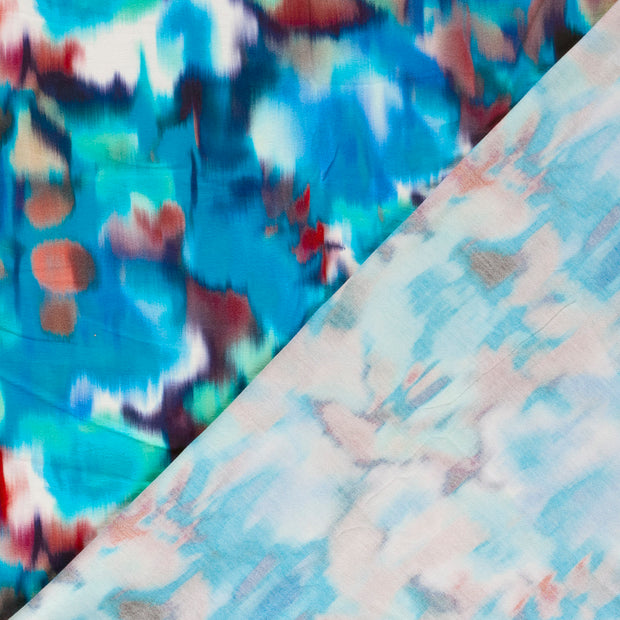 Jersey de Viscose tissu Abstrait imprimé numérique 