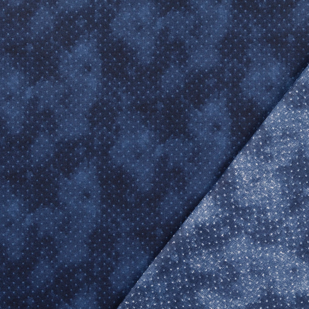 Cotton Poplin fabric Navy 
