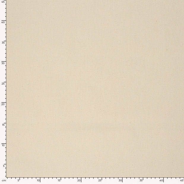 Canvas fabric Unicolour Off White