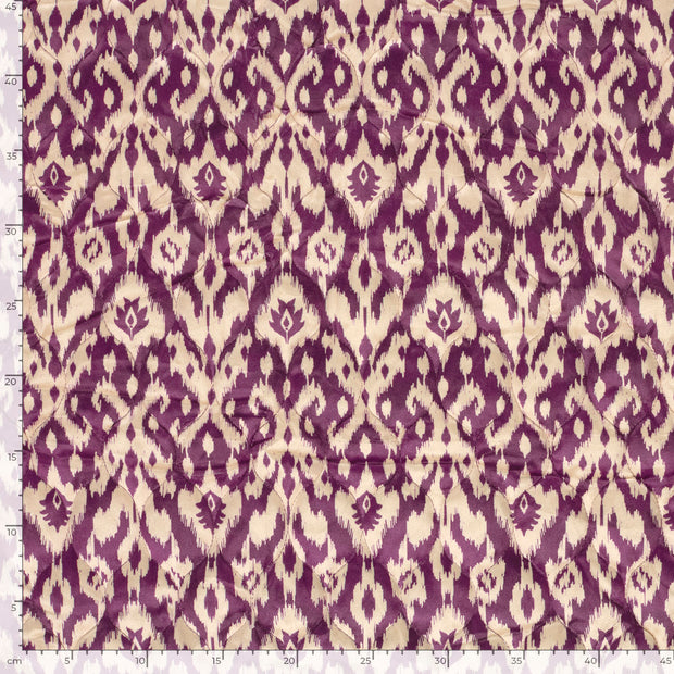 Velvet fabric Abstract printed 