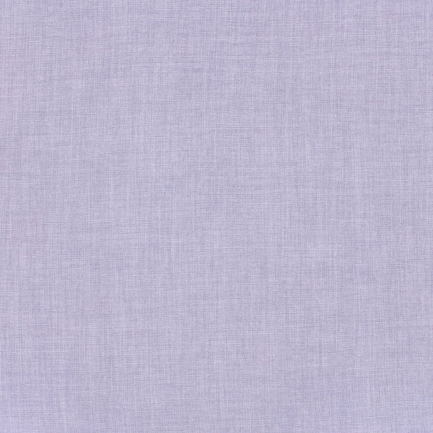 Linen Look fabric Lila semi-transparent 