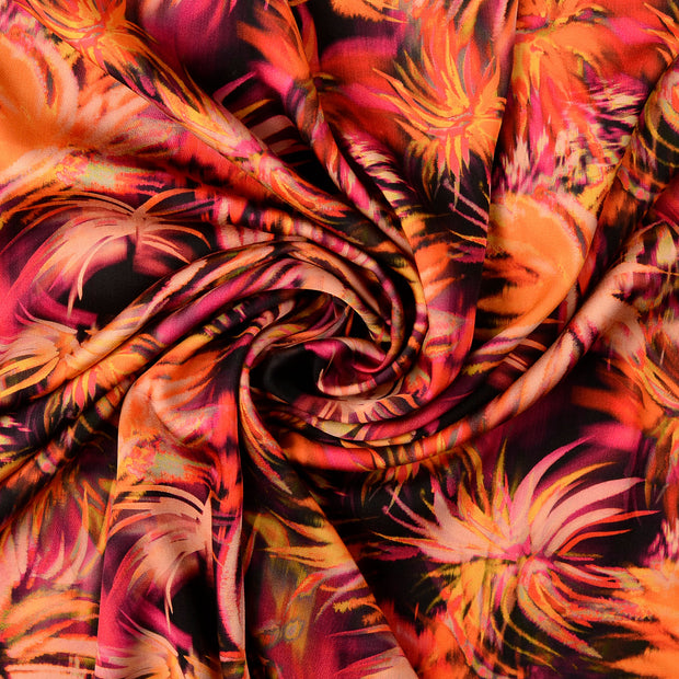 Viscose Satin fabric Coral 