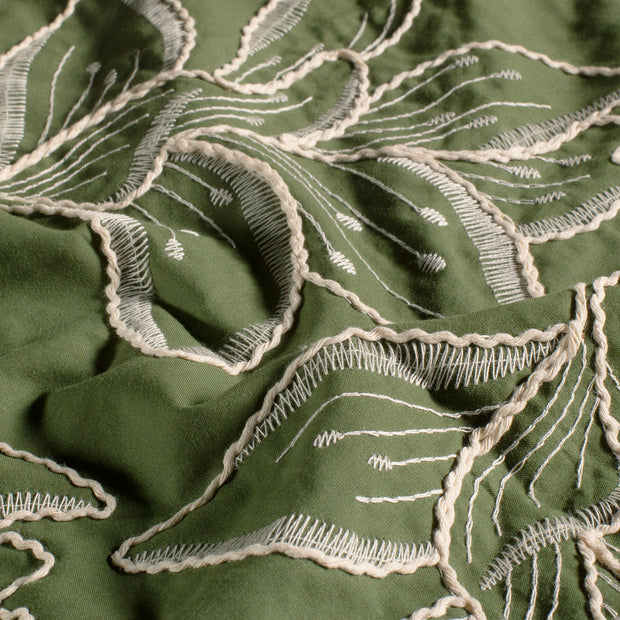 Voile fabrik Blumen 