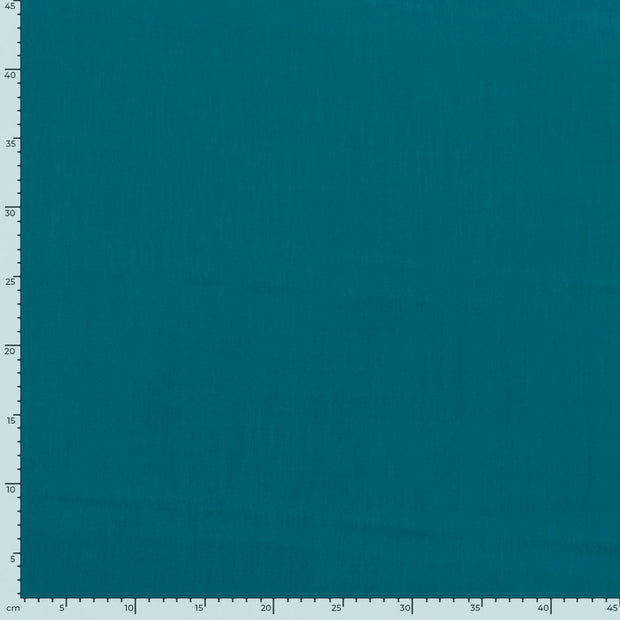 Viscose Poplin fabric Unicolour Petrol