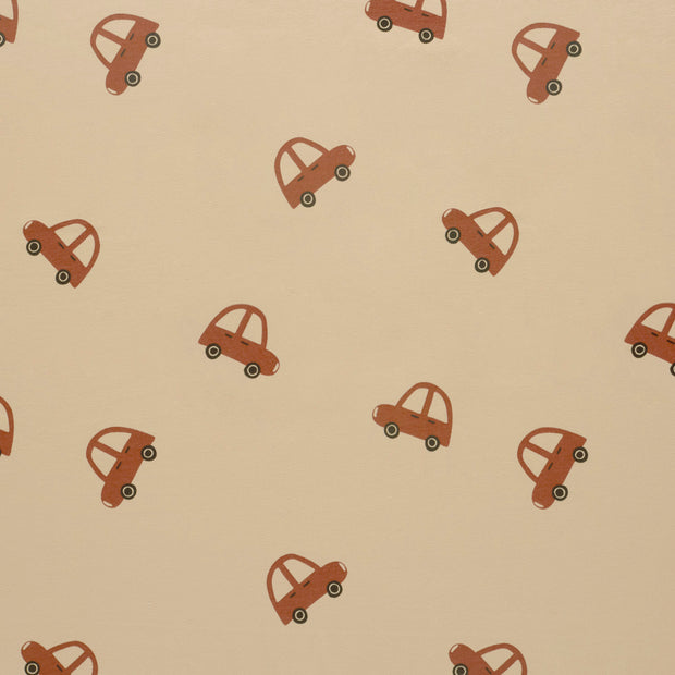 French Terry fabric Beige matte 